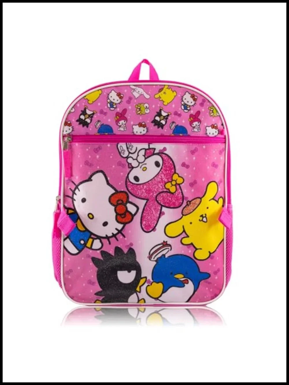 Hello Kitty Kids Backpack Set with Insulated Lunch Bag, Water Bottle, Headphones